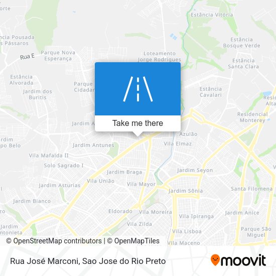 Rua José Marconi map