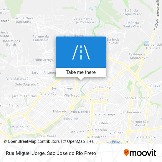 Rua Miguel Jorge map