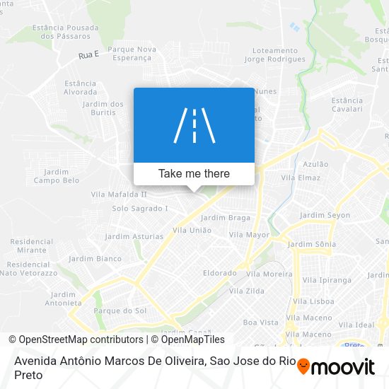 Avenida Antônio Marcos De Oliveira map