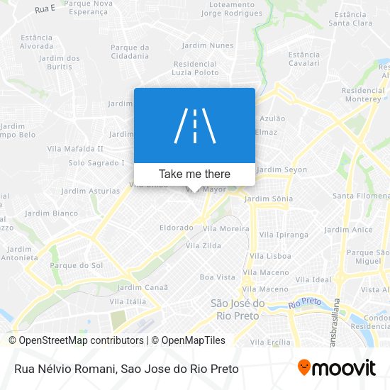 Rua Nélvio Romani map