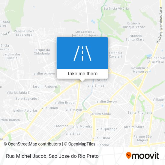 Rua Michel Jacob map