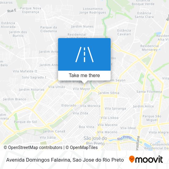 Avenida Domingos Falavina map