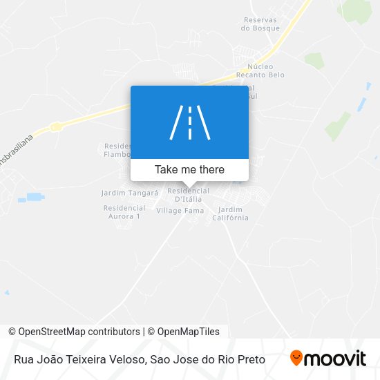 Rua João Teixeira Veloso map