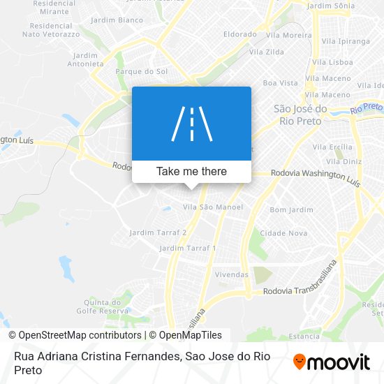 Rua Adriana Cristina Fernandes map