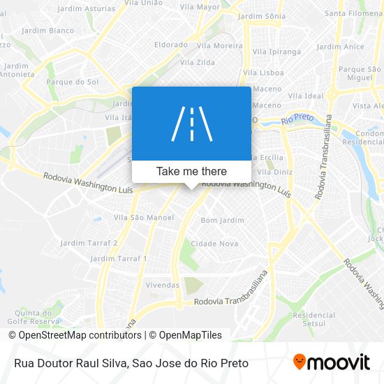 Rua Doutor Raul Silva map