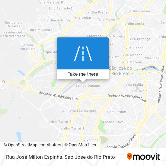 Rua José Milton Espinha map