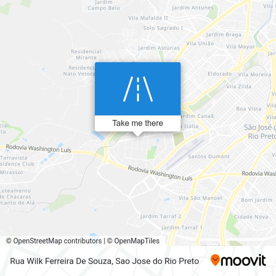 Rua Wilk Ferreira De Souza map