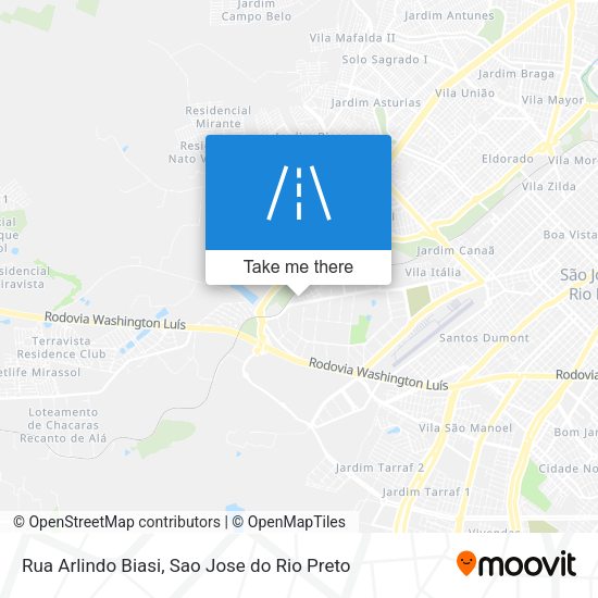 Rua Arlindo Biasi map