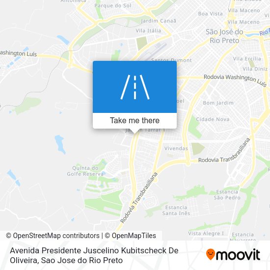 Avenida Presidente Juscelino Kubitscheck De Oliveira map
