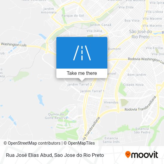 Rua José Elias Abud map