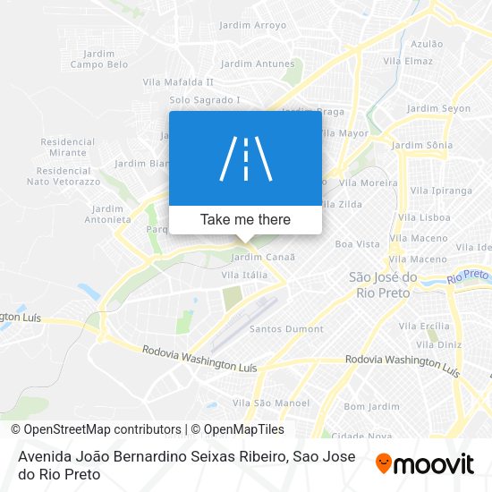 Avenida João Bernardino Seixas Ribeiro map