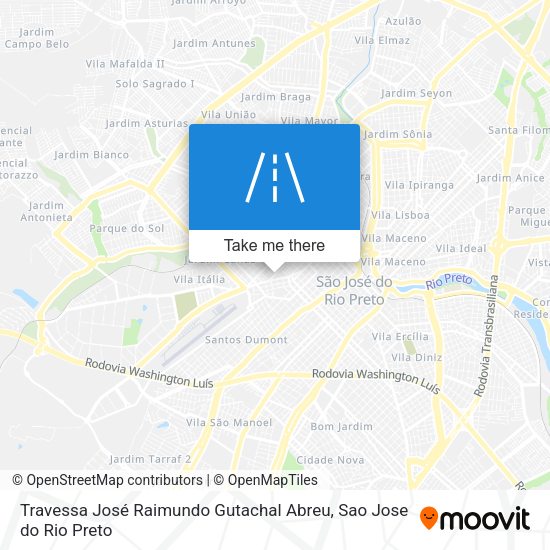 Travessa José Raimundo Gutachal Abreu map