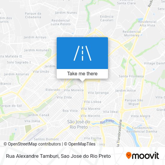 Rua Alexandre Tamburi map