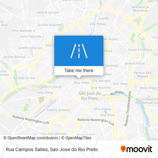 Rua Campos Salles map