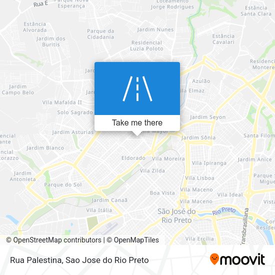Rua Palestina map