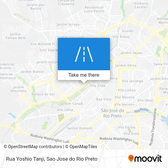 Rua Yoshio Tanji map