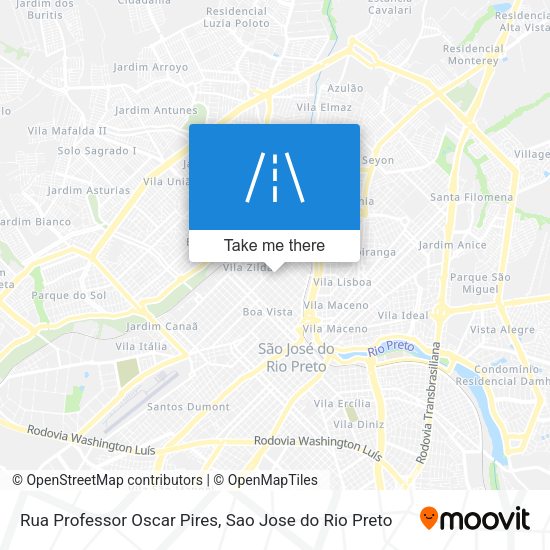 Rua Professor Oscar Pires map