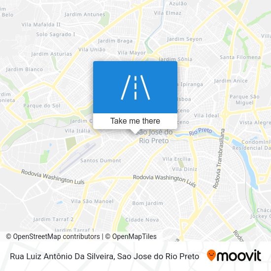 Rua Luiz Antônio Da Silveira map