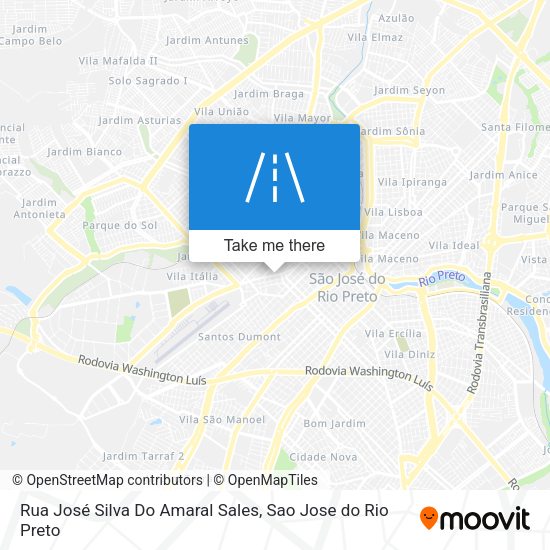 Rua José Silva Do Amaral Sales map