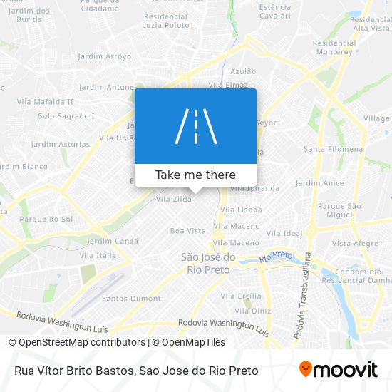 Rua Vítor Brito Bastos map