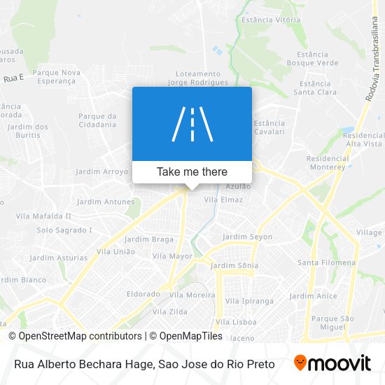 Rua Alberto Bechara Hage map