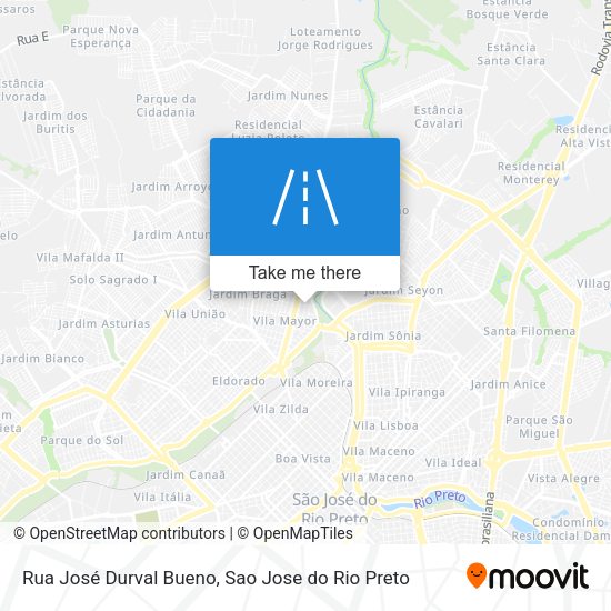 Rua José Durval Bueno map