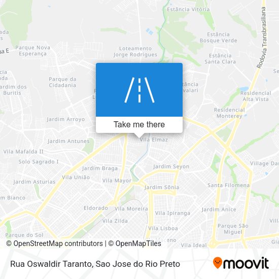 Rua Oswaldir Taranto map