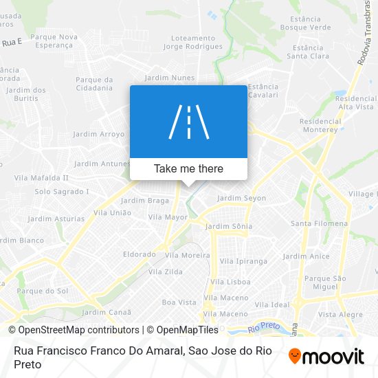 Rua Francisco Franco Do Amaral map