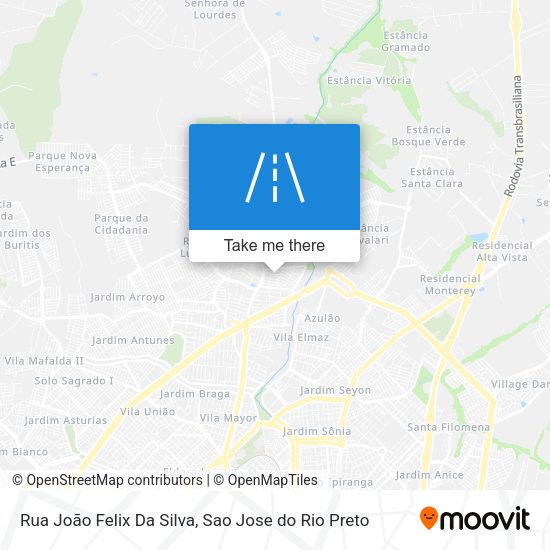 Rua João Felix Da Silva map