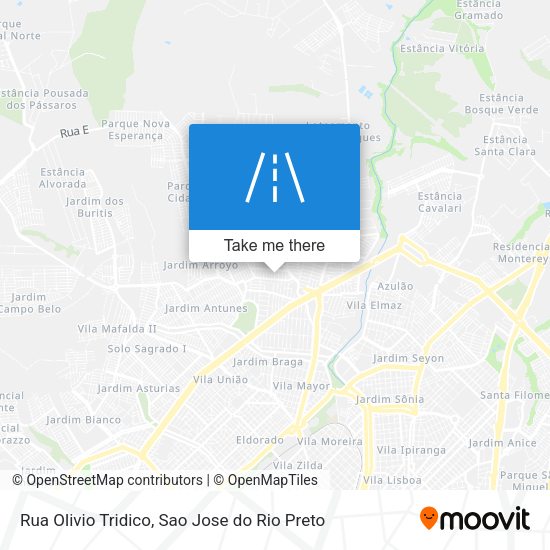 Rua Olivio Tridico map