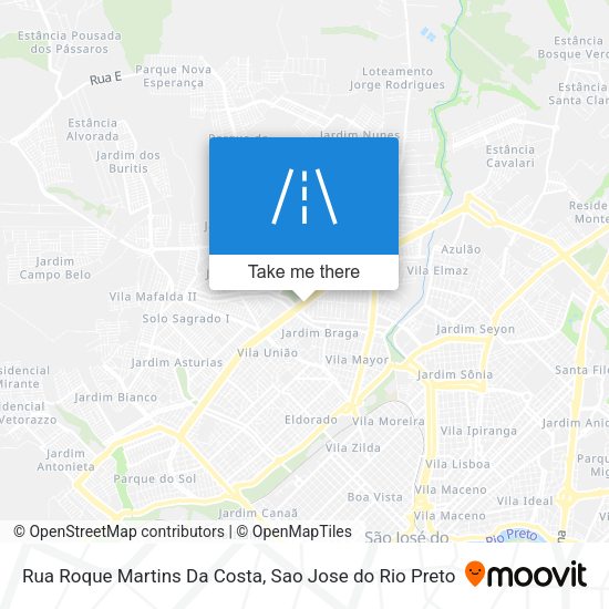 Rua Roque Martins Da Costa map