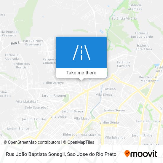 Rua João Baptista Sonagli map