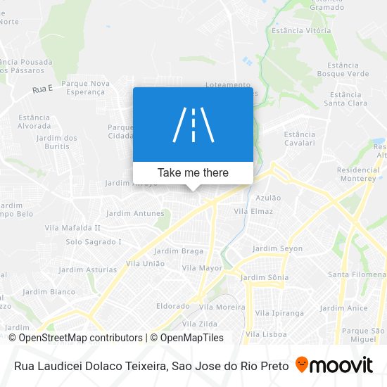 Rua Laudicei Dolaco Teixeira map