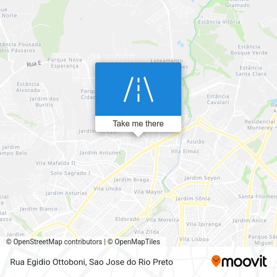 Rua Egidio Ottoboni map