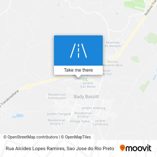 Rua Alcides Lopes Ramires map