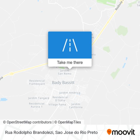 Rua Rodolpho Brandolezi map