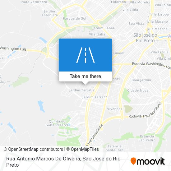 Rua Antônio Marcos De Oliveira map