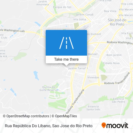 Rua República Do Líbano map