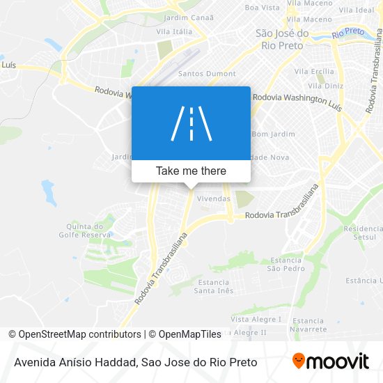 Avenida Anísio Haddad map