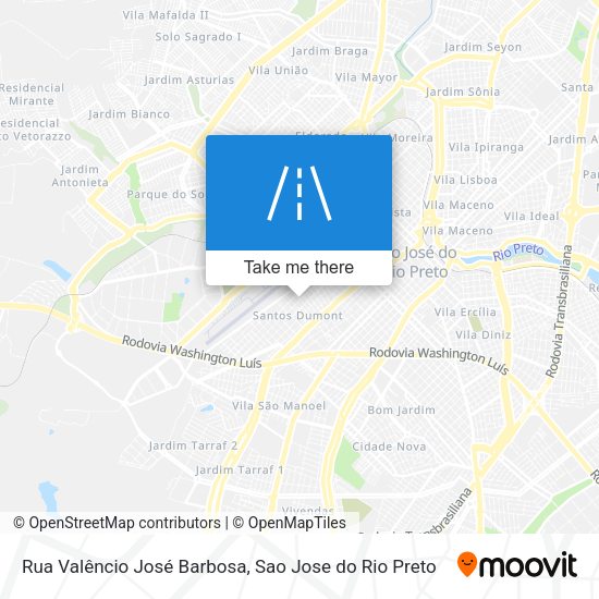 Rua Valêncio José Barbosa map