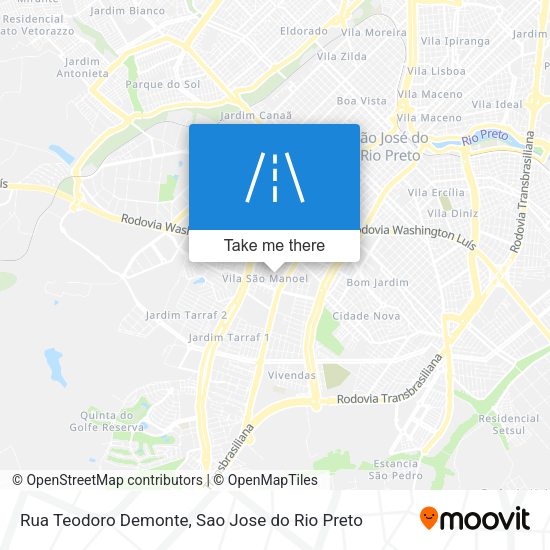 Rua Teodoro Demonte map