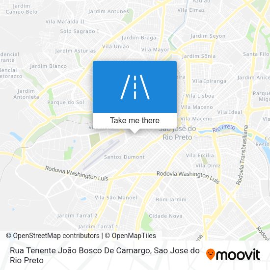 Rua Tenente João Bosco De Camargo map
