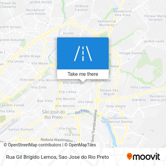 Rua Gil Brígido Lemos map