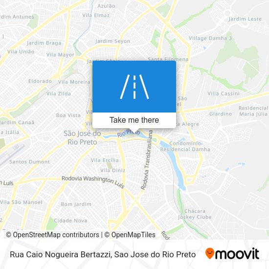 Rua Caio Nogueira Bertazzi map