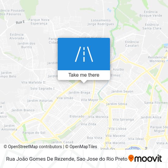 Rua João Gomes De Rezende map