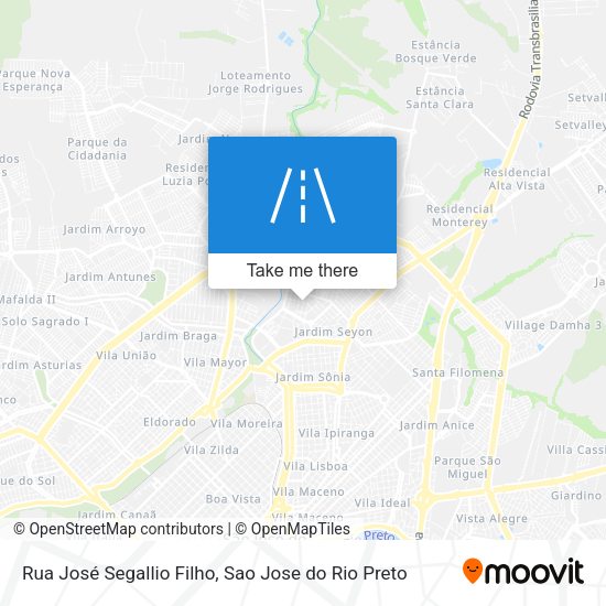 Rua José Segallio Filho map