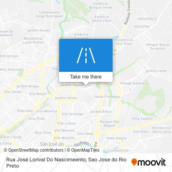 Rua José Lorival Do Nascimeento map