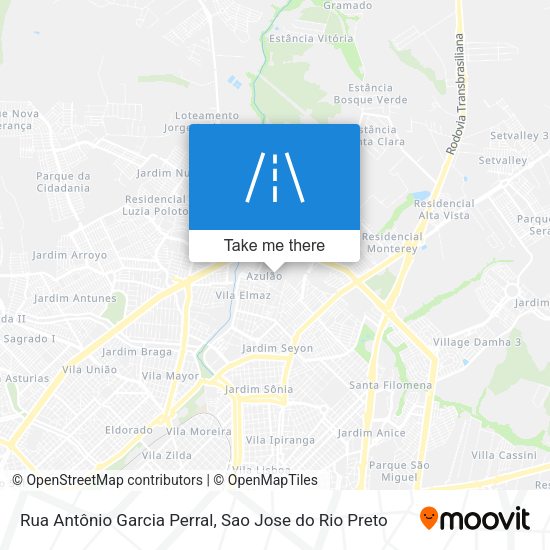 Rua Antônio Garcia Perral map