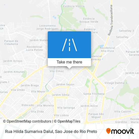 Rua Hilda Sumariva Dalul map
