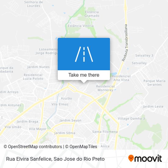Rua Elvira Sanfelice map
